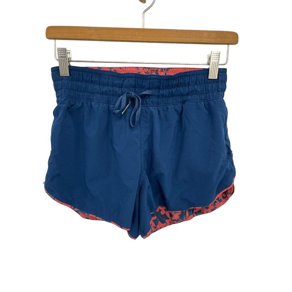 Lululemon Choose A Side Shorts Onyx Blue Efflorescent Dark Canyon Size 4 - Picture 4 of 8